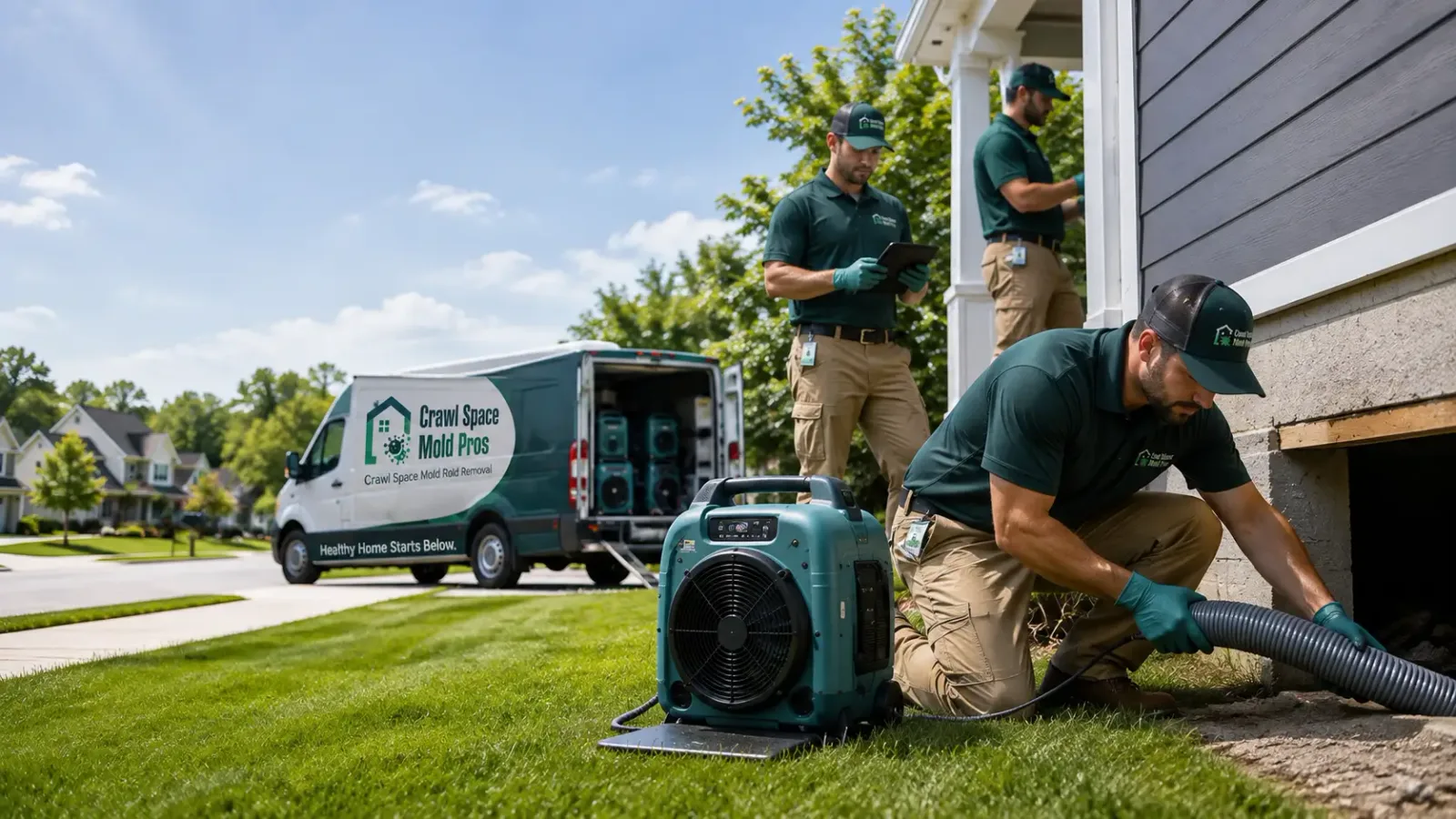 Crawl Space Mold Removal in Farmington, KY